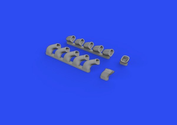 Eduard 648618 Il-2 exhaust stacks ZVEZDA 1/48