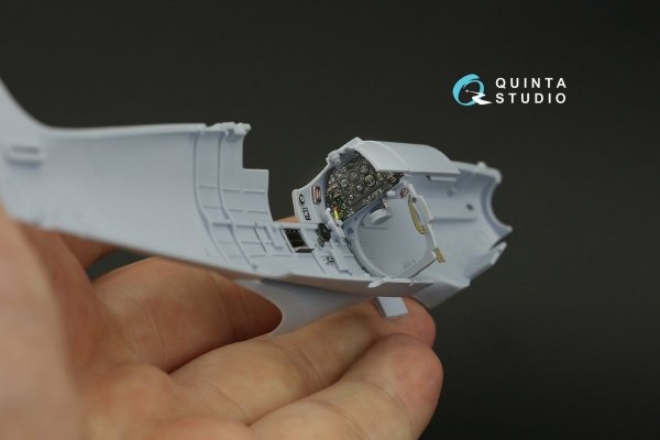Quinta Studio QD48135 Spitfire Mk.V 3D-Printed &amp; coloured Interior on decal paper (Airfix) 1/48