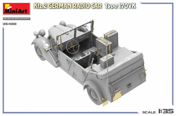 MiniArt 35488 Kfz.2 GERMAN RADIO CAR TYPE 170VK 1/35