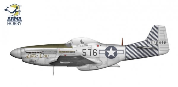 Arma Hobby 70073 P-51D Mustang Very Long Range 1/72