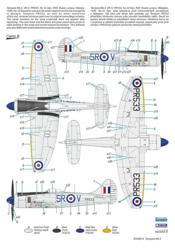 Special Hobby 48214 Tempest Mk.II Hi-Tech 1/48