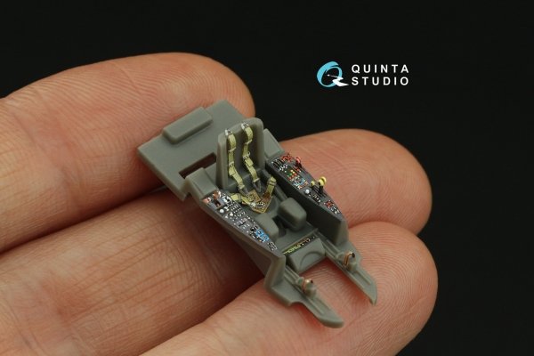 Quinta Studio QD72141 Me 410 3D-Printed coloured Interior on decal paper (Airfix) 1/72