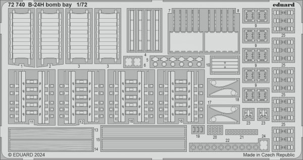 Eduard BIG72183 B-24H AIRFIX 1/72