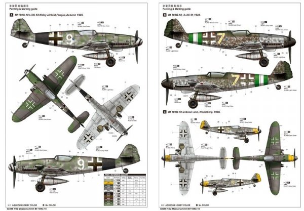Trumpeter 02298 Messerschmitt Bf 109G-10 (1:32)