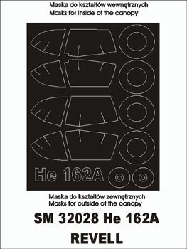 Montex SM32028 He-162 REVELL