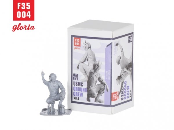 Gloria F35004 USMC Ground Crew Type 4 3D Printed Figures 1/35