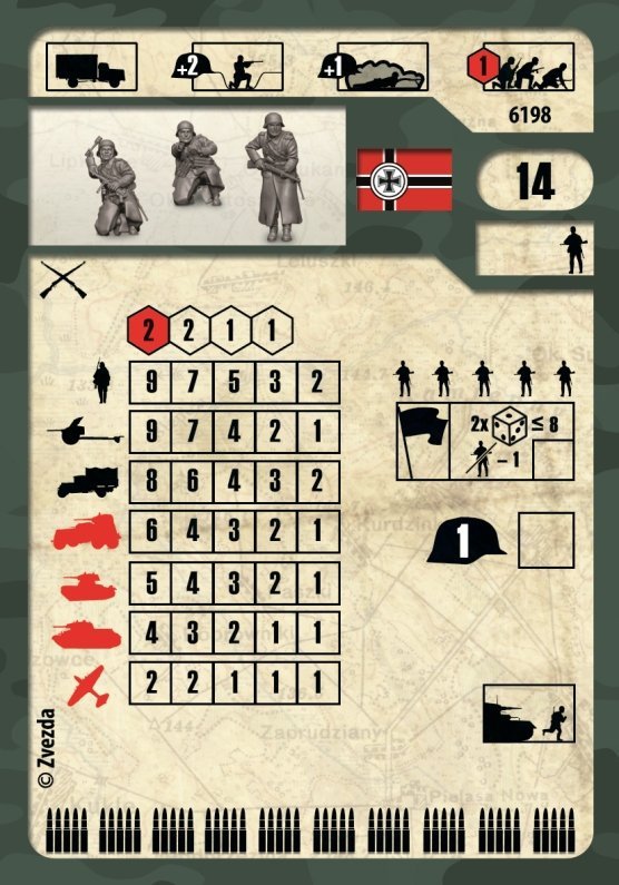 Zvezda 6198 German Infantry (winter uniform, 1941-1945) 1/72