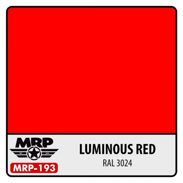 MR. Paint MRP-193 LUMINOUS RED RAL 3024 30ml