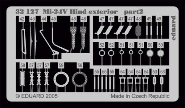 Eduard 32127 Mi-24V Hind exterior 1/35 TRUMPETER