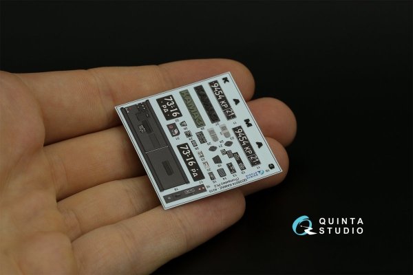 Quinta Studio QD35074 KAMAZ 4310 3D-Printed &amp; coloured Interior on decal paper (Trumpeter) 1/35