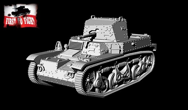 First To Fight PL108 Francuski Czołg Rozpoznawczy AMR 35 ZT 1b 1/72