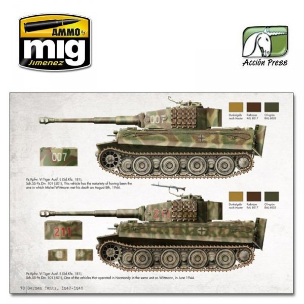 AMMO of Mig Jimenez EURO0017 PANZER ACES - PROFILES VOL. 2 (English)