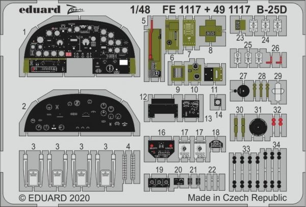Eduard FE1117 B-25D 1/48 REVELL