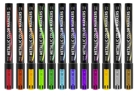 DSPIAE MKA-03 Super Metallic Color Marker Yellow