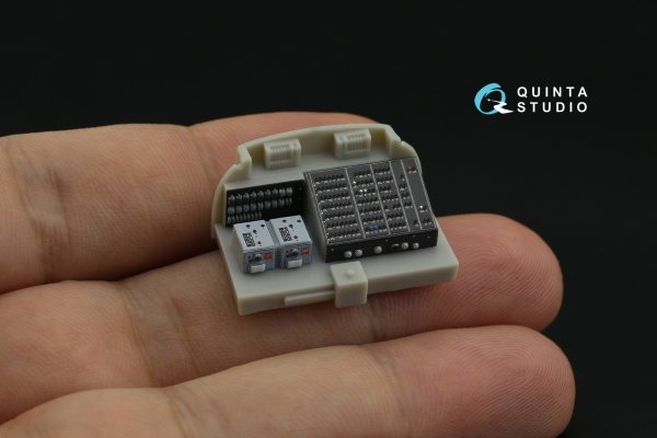 Quinta Studio QD32078 OV-10A (USN version) 3D-Printed &amp; coloured Interior on decal paper (KittyHawk) 1/32