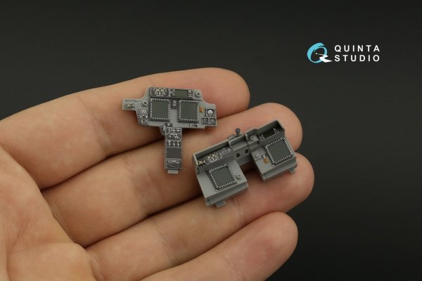 Quinta Studio QDS-35073 AH-64D/E 3D-Printed &amp; coloured Interior on decal paper (Meng) (small version) 1/35