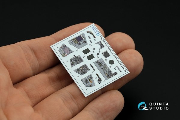 Quinta Studio QDS+48054 Tornado IDS German 3D-Printed &amp; coloured Interior on decal paper (Revell) (small version) (with 3D-printed resin parts) 1/48