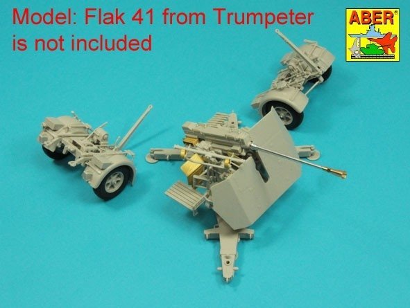 Aber 35L-319 German 5 cm barrel for AA guns Flak 41 1/35