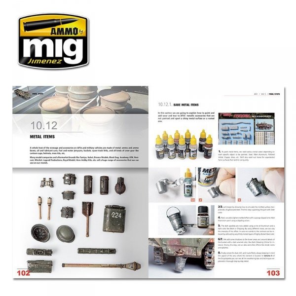 Ammo of Mig Jimenez 6204 ENCYKLOPEDIA TECHNIK MODELARSKICH – POJAZDY PANCERNE TOM 5 – AKCENTY KOŃCOWE (język polski)