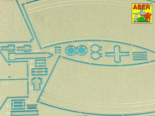 Aber 16140 Tiger I,E Tunezyjski z 501 Abt.- Turret pod / Zasobnik wieżowy 1/16
