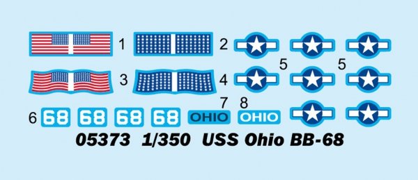 Trumpeter 05373 USS Ohio BB-68 1/350