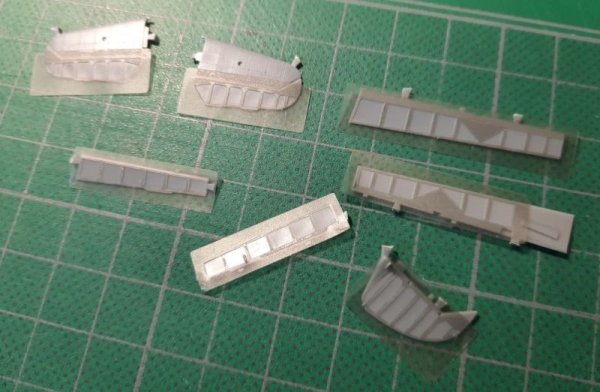 Omask 67001 Bf 109 E masks for control surfaces (for SH) 1/72