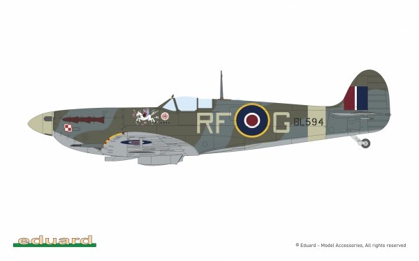 Eduard 70206 Supermarine Spitfire Mk.Vb Mid - The ProfiPACK Edition 1/72