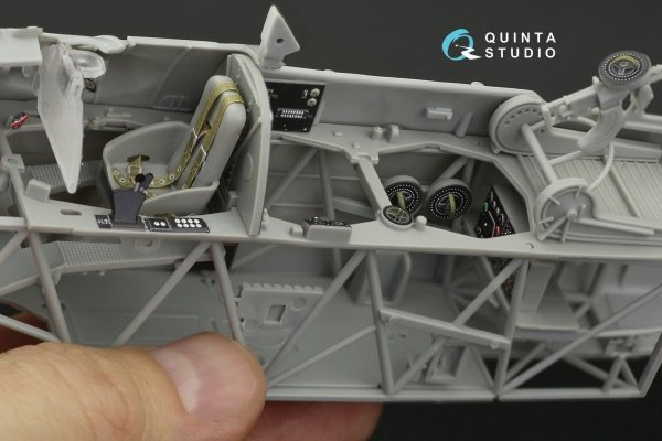 Quinta Studio QD32117 Fairey Swordfish Mk.II 3D-Printed &amp; coloured Interior on decal paper (Trumpeter) 1/32