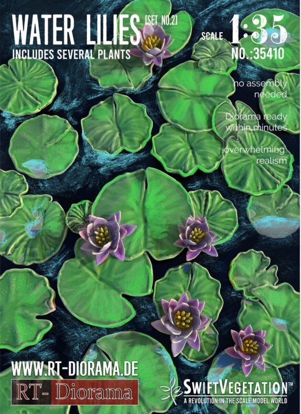 RT-Diorama 35410 Water Lilies Set No.2