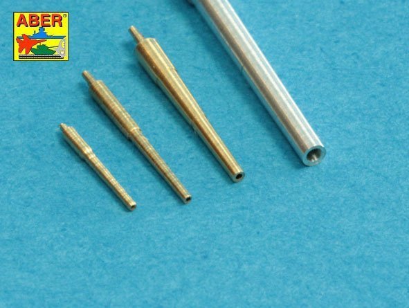 Aber 350L-74 Barrels set for German WWI Battleships: König; Grosser Kurfürst; Markgraf; Kronprinz 305mm x 10, 150mm x 14, 88mm x 10 (1:350)