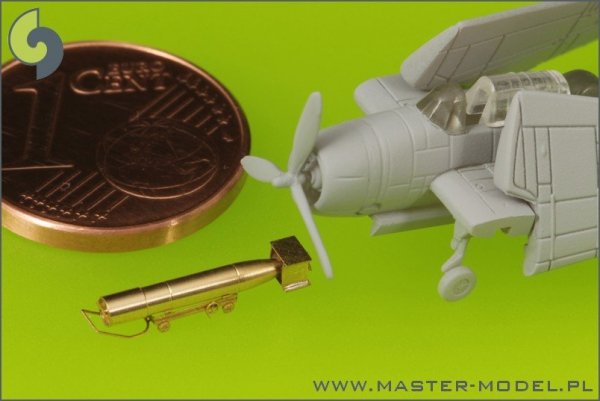 Master SM-350-073 USN Airborne torpedoes Mark 13 (22.4in) with trolleys - improved type (10 pcs)