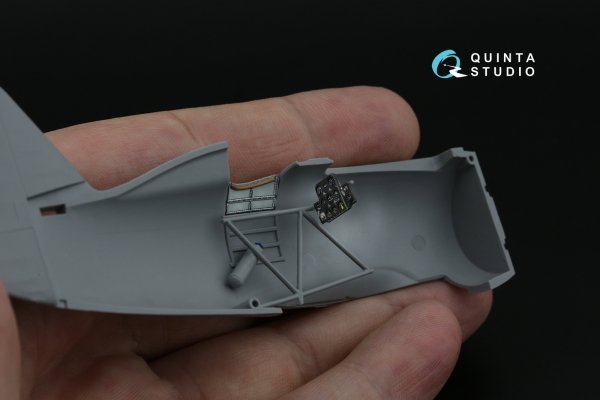 Quinta Studio QD48445 I-153 3D-Printed coloured Interior on decal paper (ICM/Hasegawa) 1/48