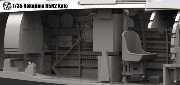 Border Model BF-005 Nakajima B5N2 Type 97 Carrier Attack Bomber &quot;Kate&quot; w/ Full interior 1/35