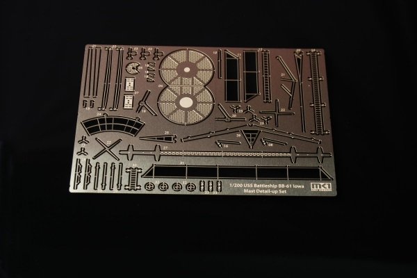 MK1 Design MS-20007 USS IOWA MAST DETAIL-UP SET 1/200