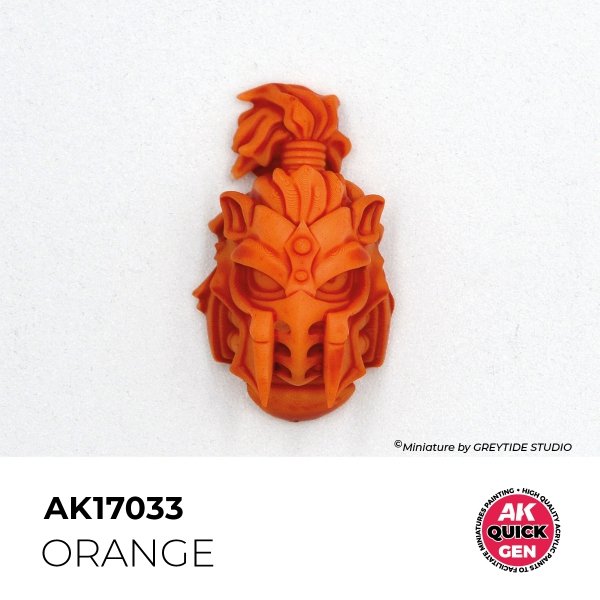 AK Interactive AK17033 ORANGE – QUICK GEN COLOR 18ml
