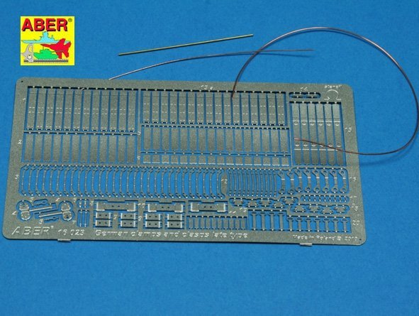 Aber 16023 German clamps and clasps late type (1:16)