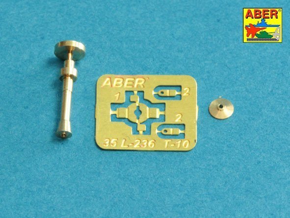 Aber 35L-236 Armament for T10 Heavy Tank 1x122 mm D-25TA, 1x12,7 cm Coaxial DShK (1:35)