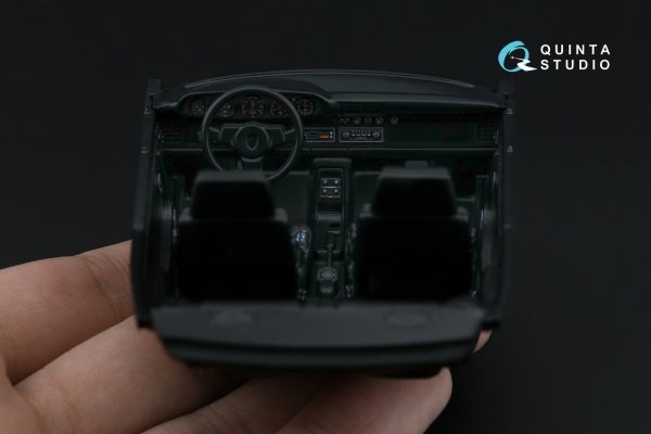 Quinta Studio QD24019 Porsche 911 Turbo (930) 3D-Printed coloured Interior on decal paper (Tamiya) 1/24