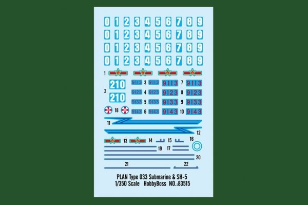 Hobby Boss 83515 PLA Navy Type 033 Romeo Class (1:350)