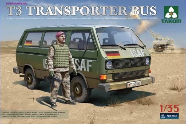 Takom 2013 BUNDESWEHR T3 TRANSPORTER BUS (1:35)