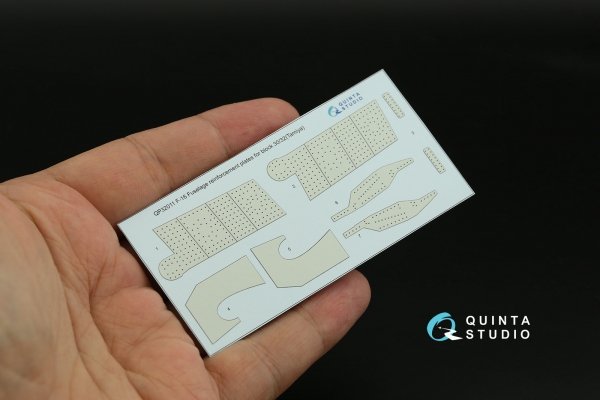 Quinta Studio QP32011 F-16 block 30/32 reinforcement plates (Tamiya) 1/32