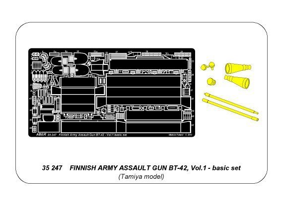 Aber 35247 Finish army assault gun BT-42 - vol.1 - basic set (1:35)