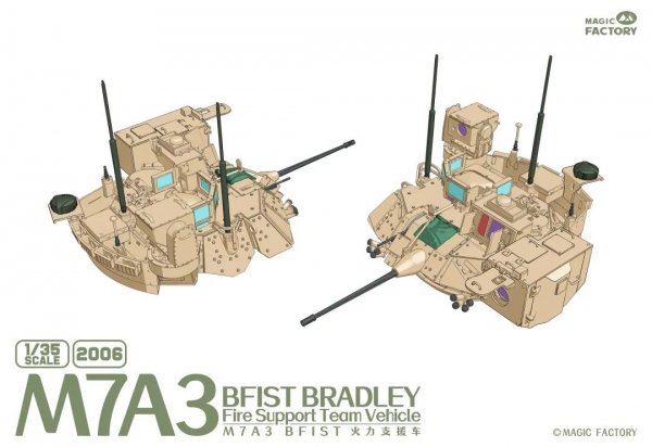 Magic Factory 2006 M7A3 BFIST Bradley Fire Support Team Vehicle 1/35