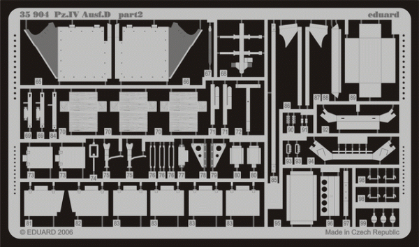 Eduard 35904 Pz.IV Ausf.D for DRAGON 6265 1/35
