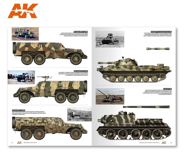 AK Interactive AK284 MIDDLE EAST WARS 1948-1973 VOL.1 PROFILE GUIDE (English)