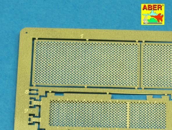 Aber 35G32 Grilles for Russian Tank T-55AM also for T-55AMV (1:35)