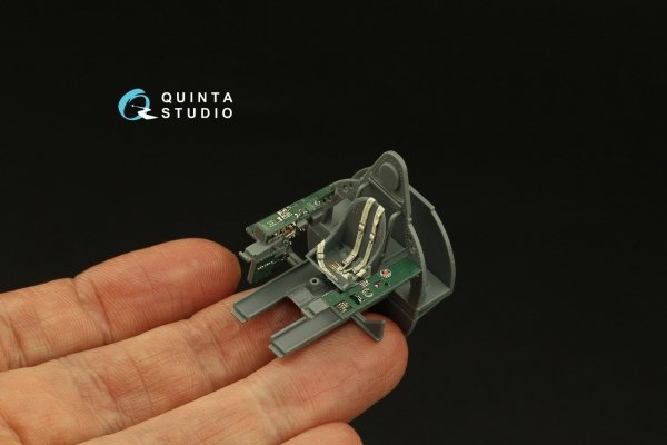 Quinta Studio QD48403 F4F-4 Wildcat 3D-Printed &amp; coloured Interior on decal paper (Eduard) 1/48
