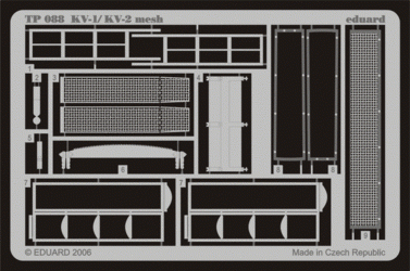 Eduard TP088 KV-1/ KV-2 mesh early 1/35 Trumpeter