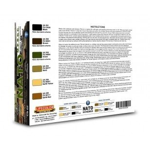 Lifecolor CS02 Acrylic paint set NATO Vehicles 6x22ml