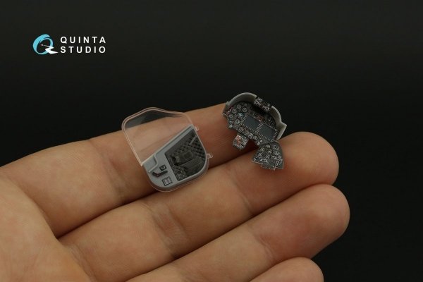 Quinta Studio QD48295 Mi-35M 3D-Printed &amp; coloured Interior on decal paper (Zvezda) 1/48